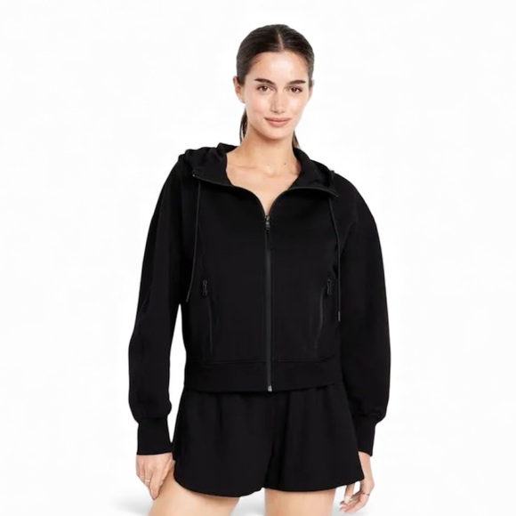 Old Navy Tops - Old Navy - Women's Black Hoodie With Zipper Pockets - Size XL